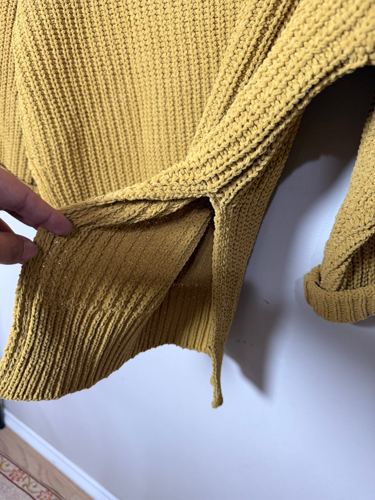 Small Mustard knit Sweater