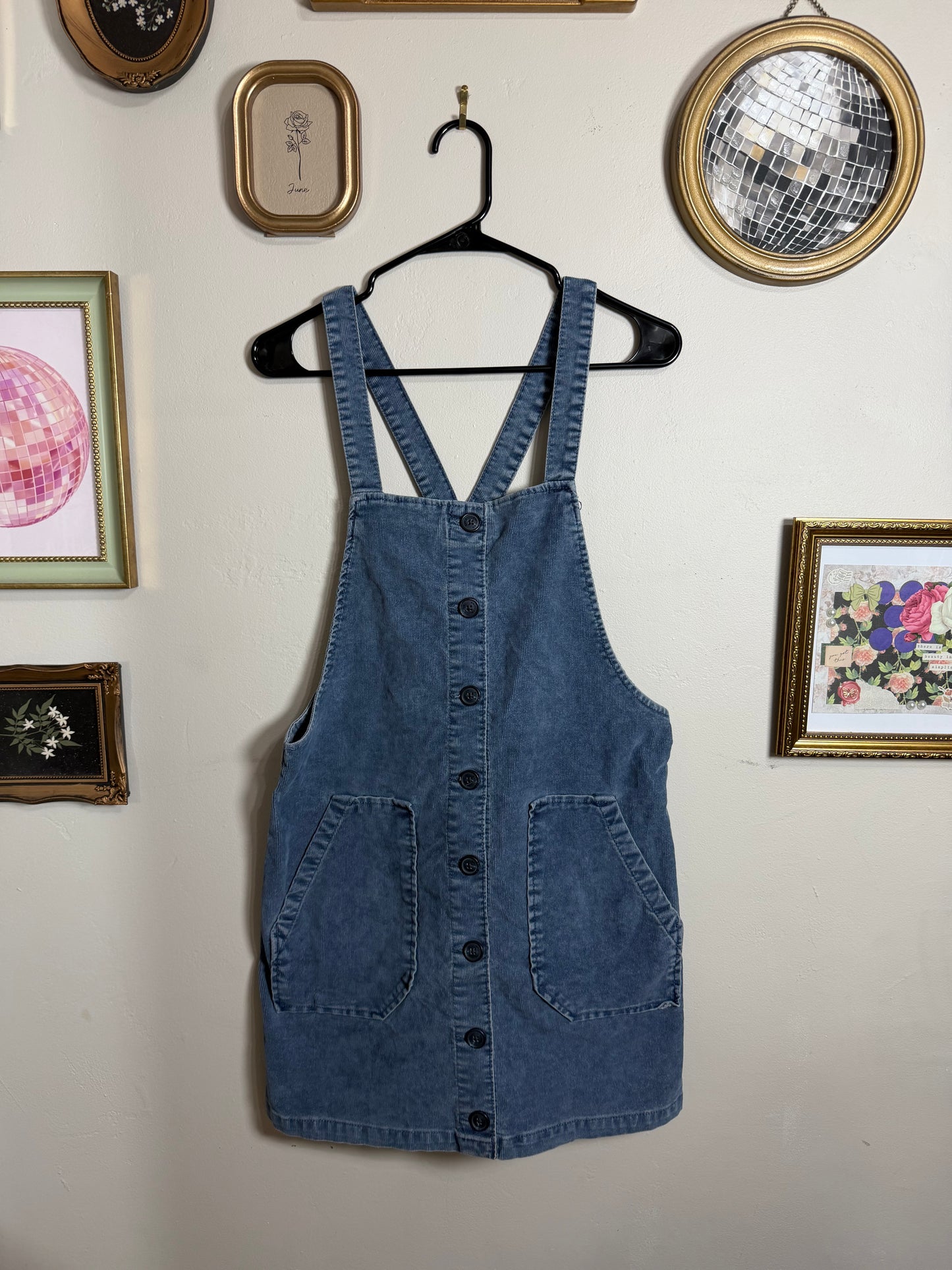 Medium Blue Corduroy Dress