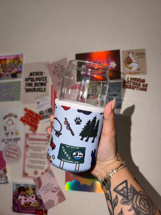 Hoa Hoa Hoa Forks Large Koozie