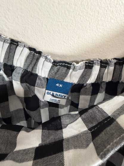 4x NWOT Black & White Gingham Dress