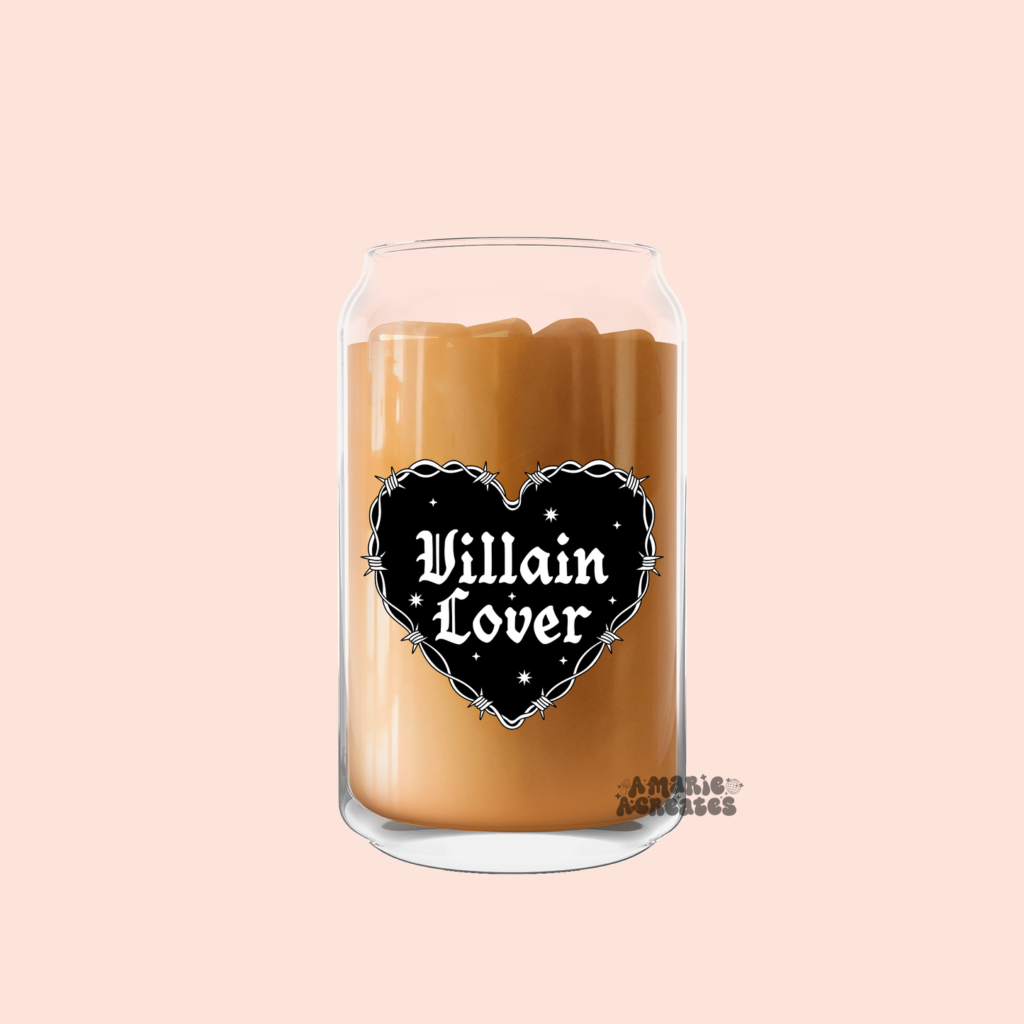 Villan Lover Glass Cup