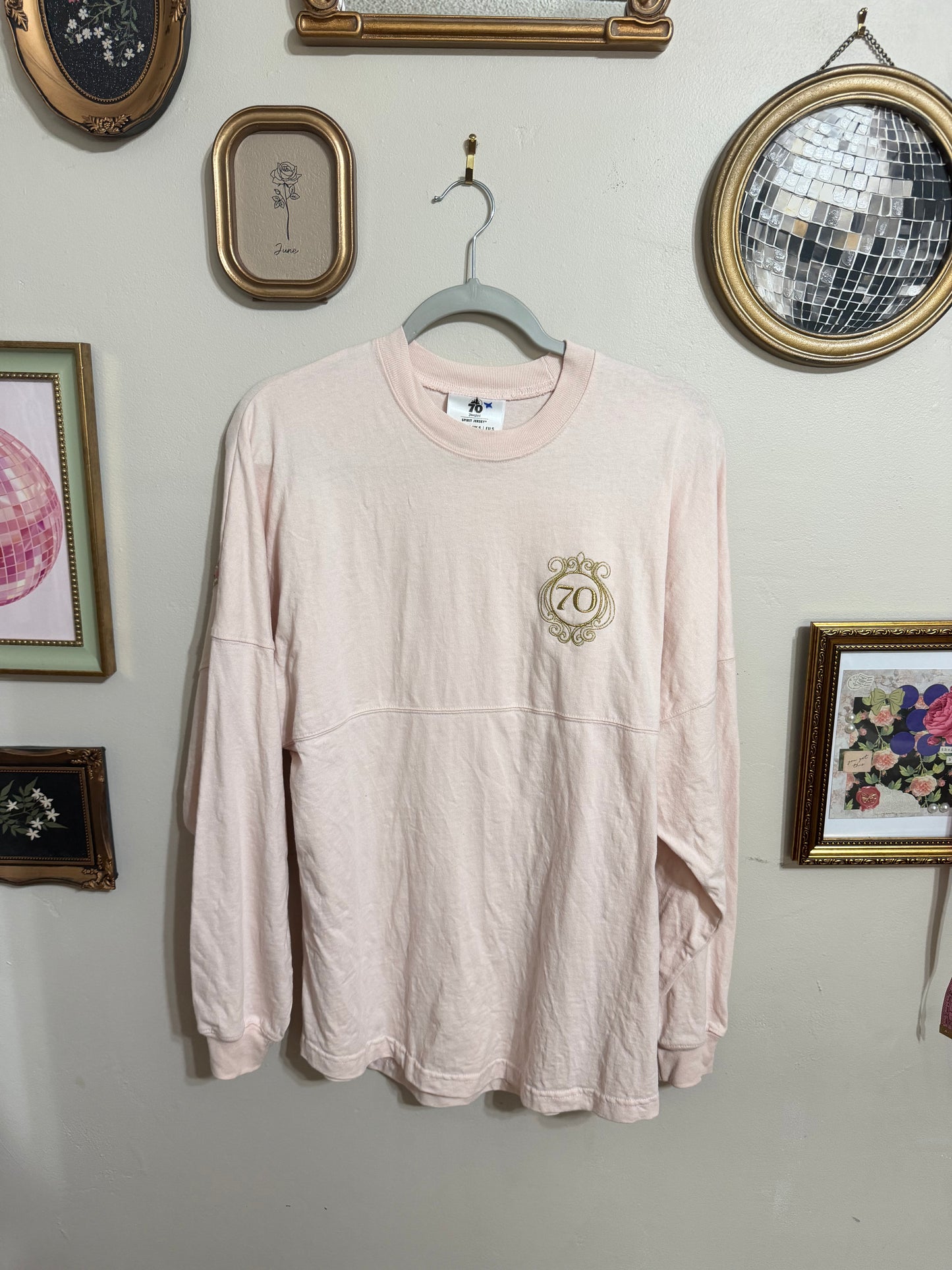 Small NWOT Disneyland 70th Bedazzled Spirit Jersey
