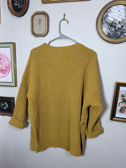Small Mustard knit Sweater