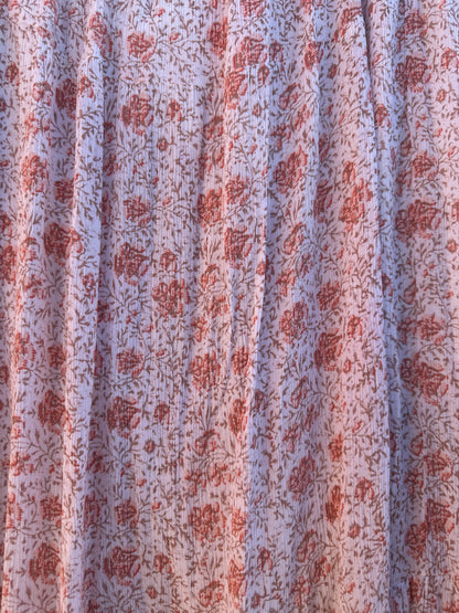 Large Rose Floral Skirt