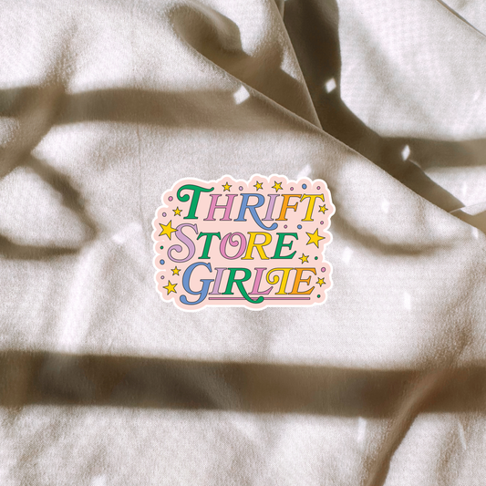 Thrift Store Girlie Sticker