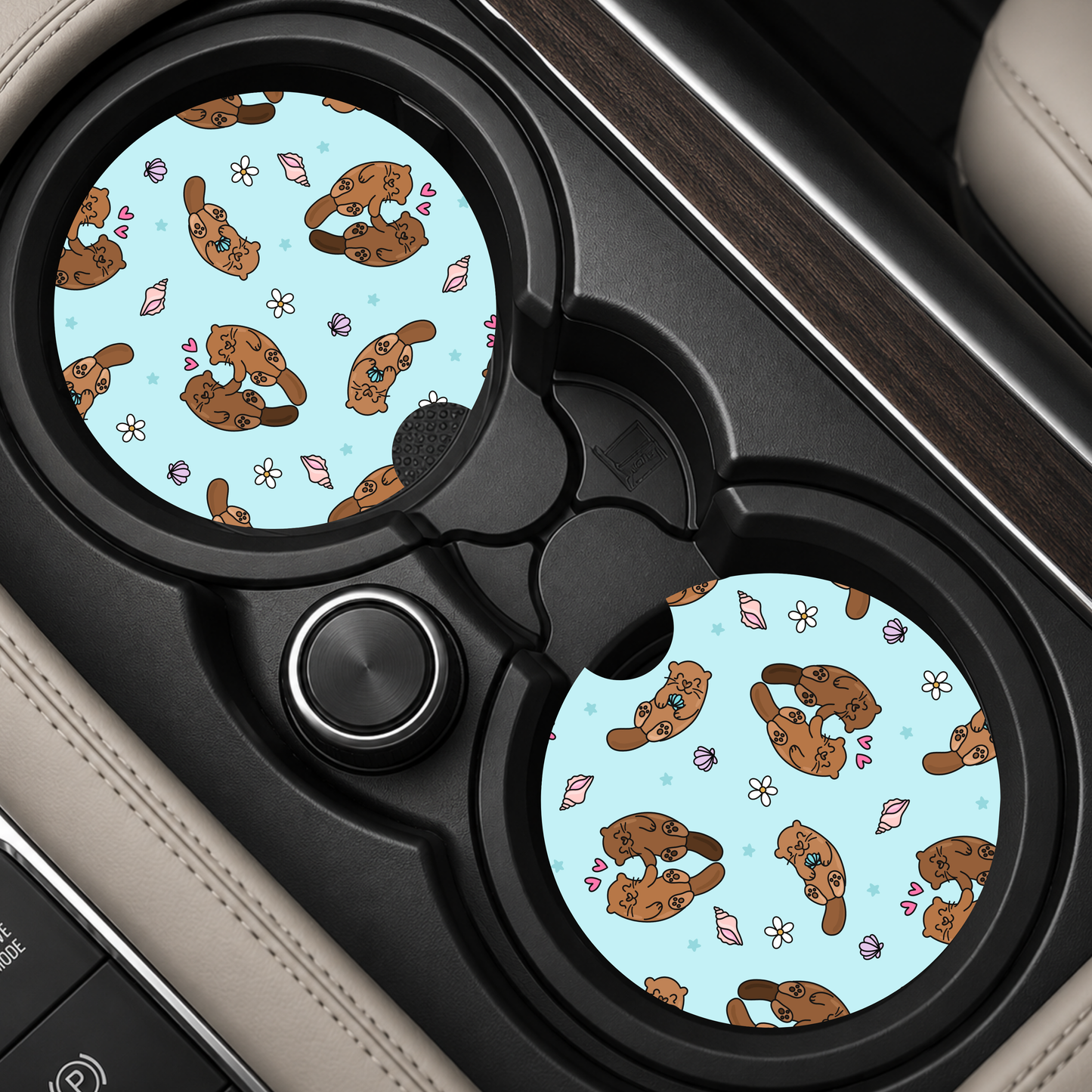 Otters Car Coaster