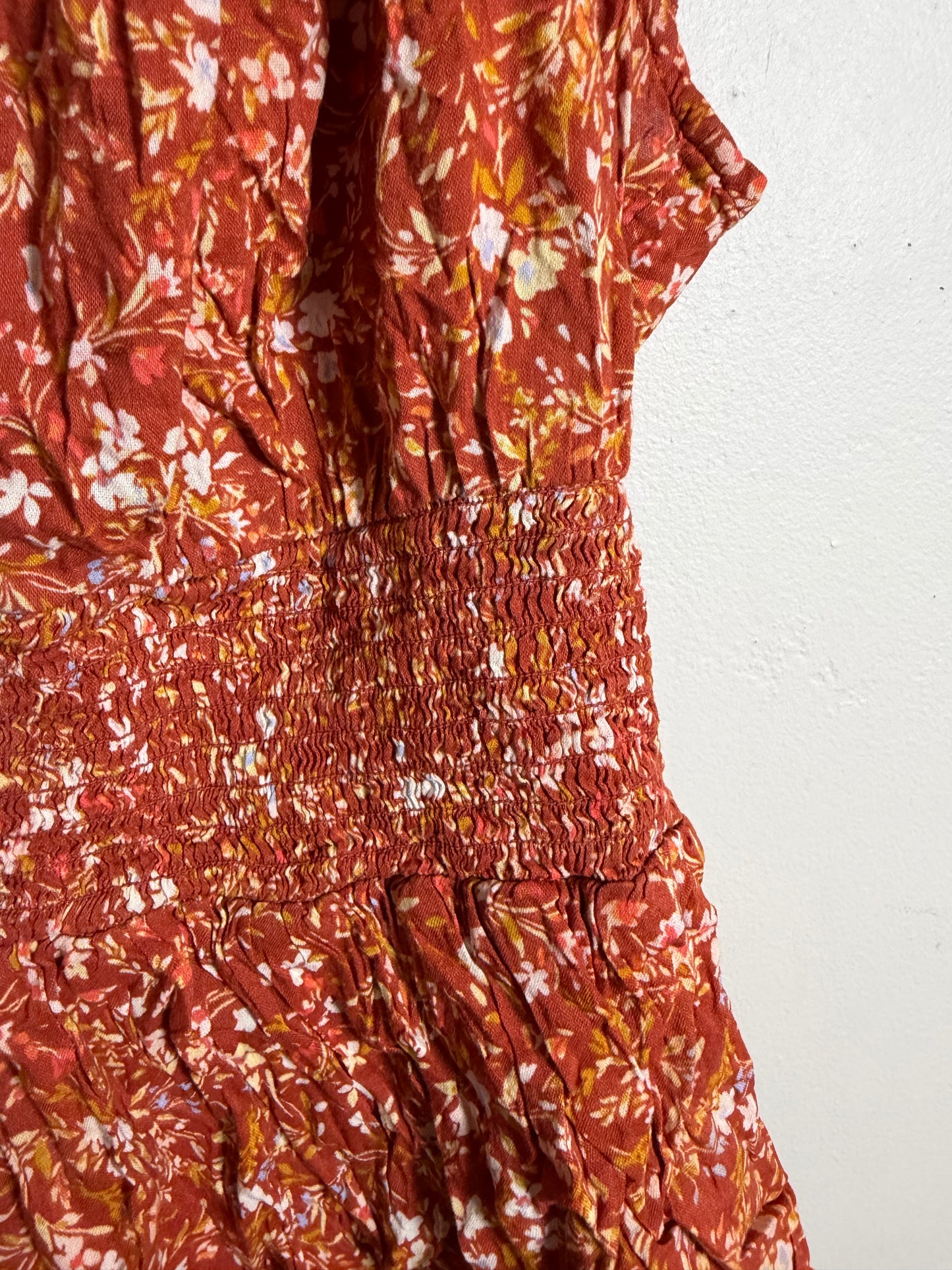 Large Fall Floral Blouse