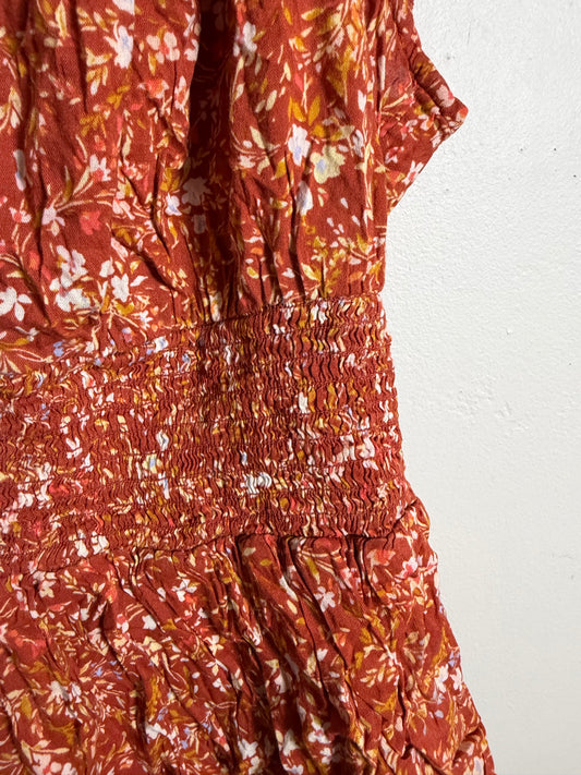 Large Fall Floral Blouse