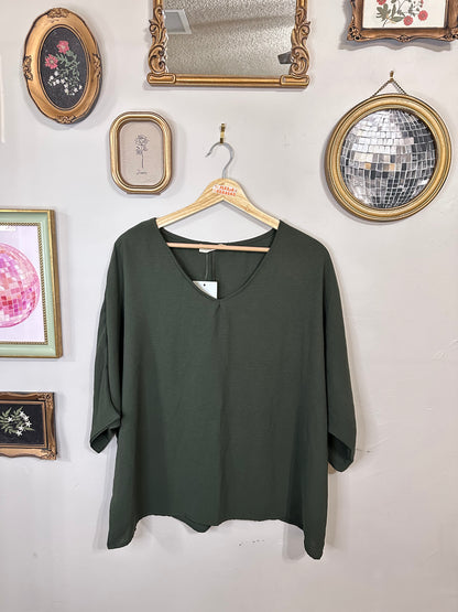 NWT Small Green Blouse