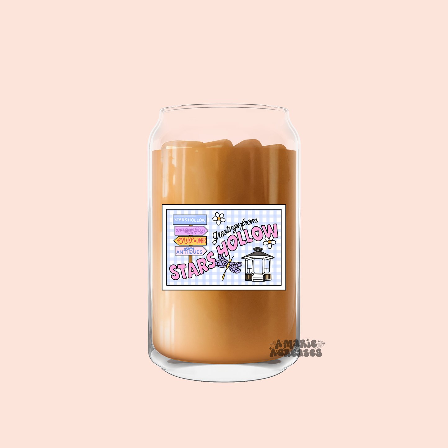 Greetings From Stars Hollow Glass Cup