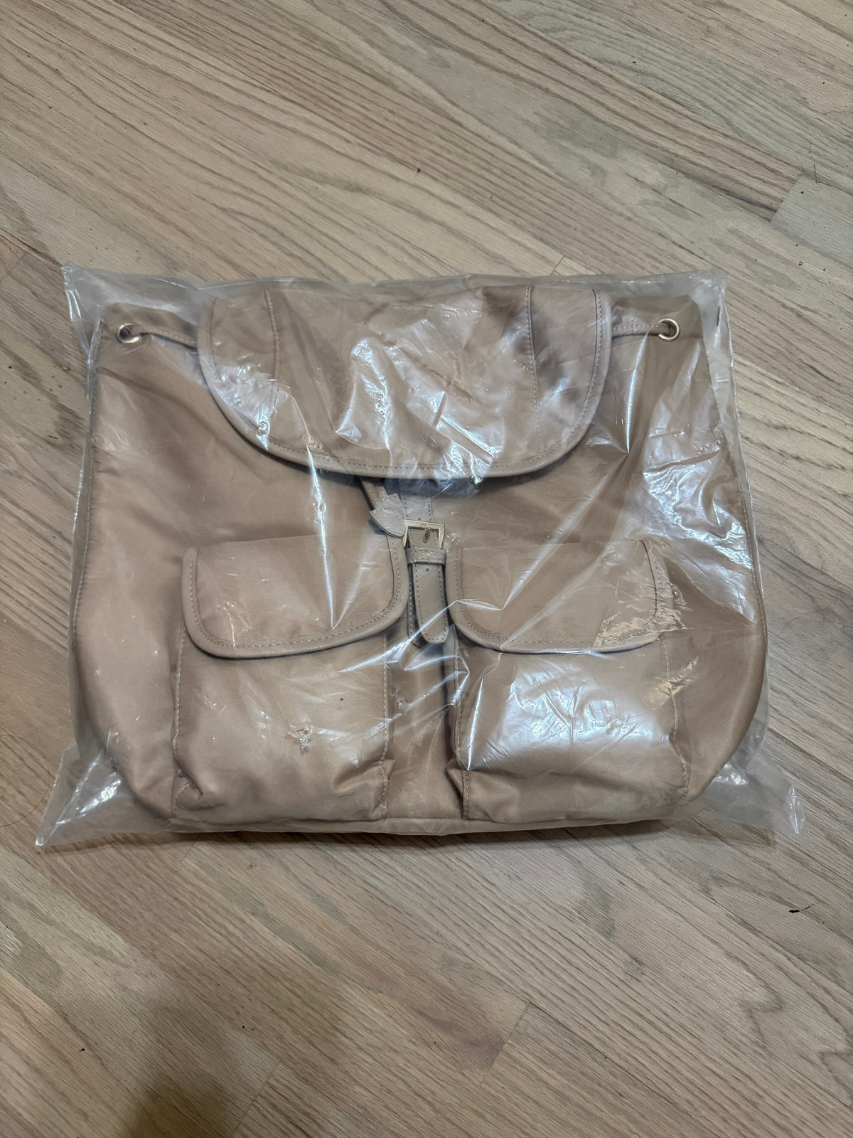 NWT Year Of Ours Nude Taupe Backpack FabFitFun MSRP $80