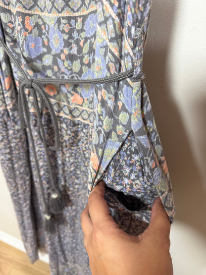 Best M/L Boho Wide Leg Jumpsuit