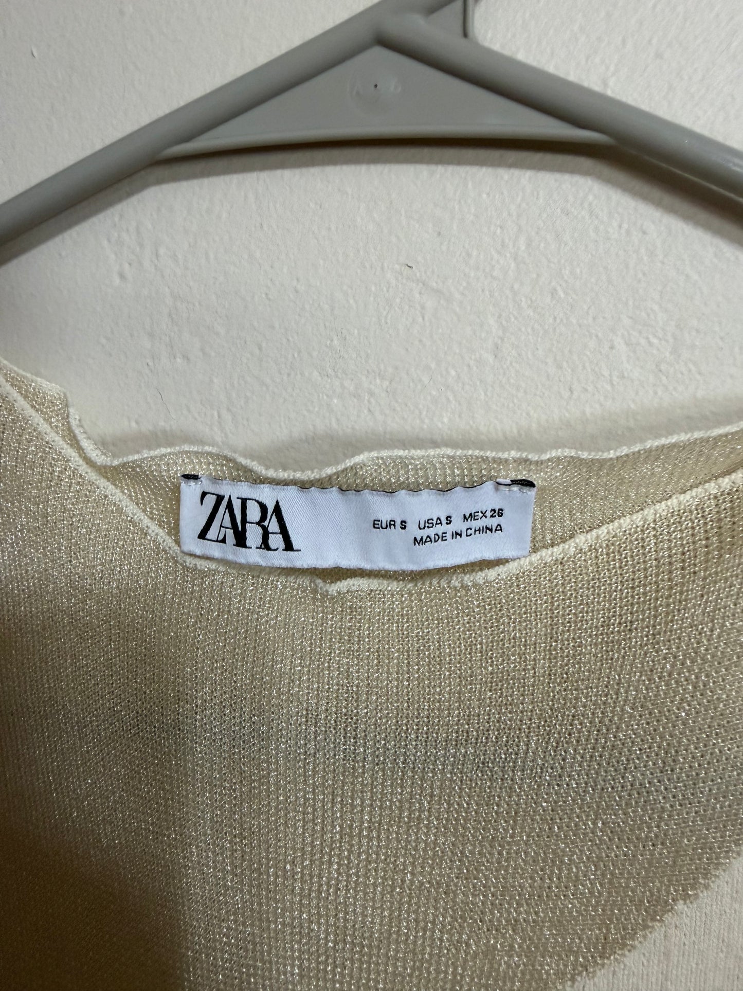 Small Cream Tank Top