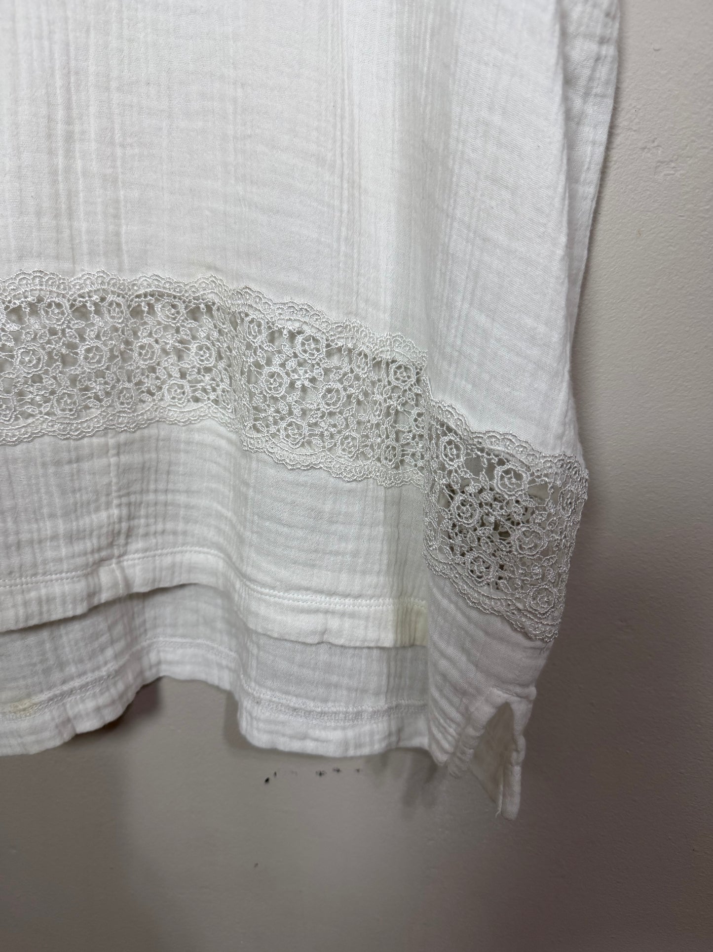 Large White Tank Top