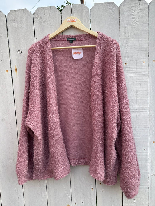 XL/XXL Pink Cardigan