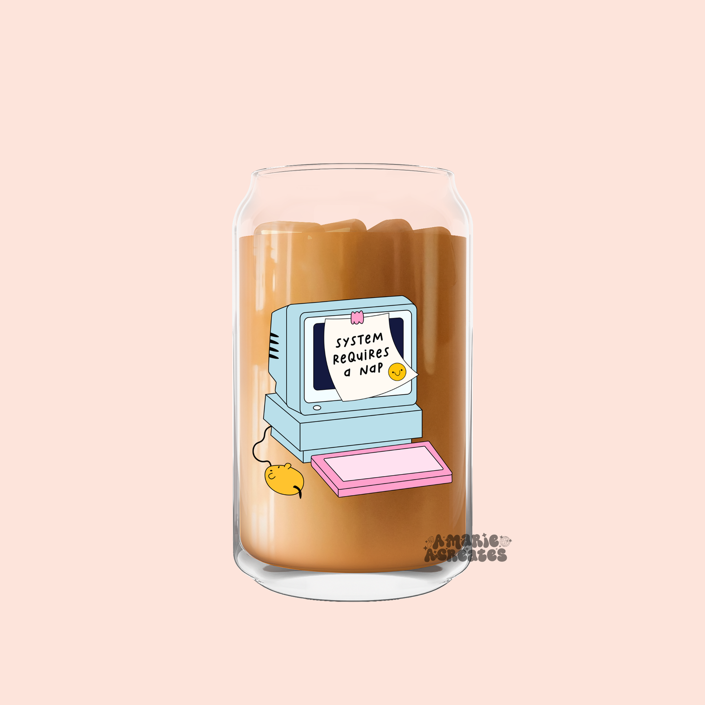 System Requires A Nap Glass Cup