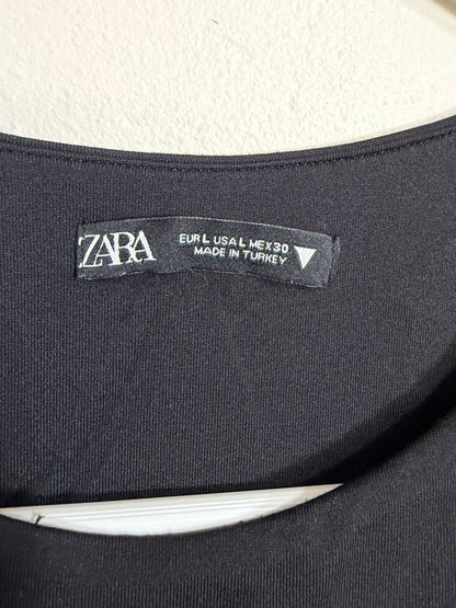 Large Black Seamless Bodysuit