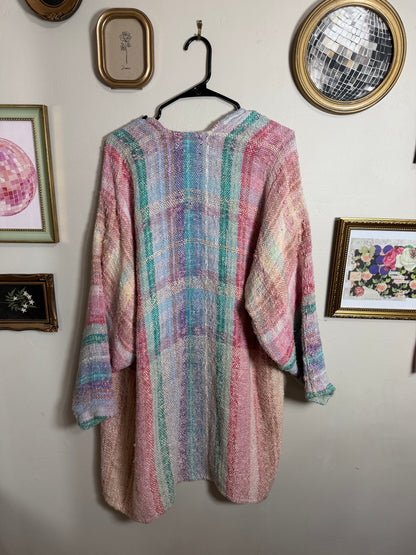 OS (S-XL) Colorful Woven Cardigan