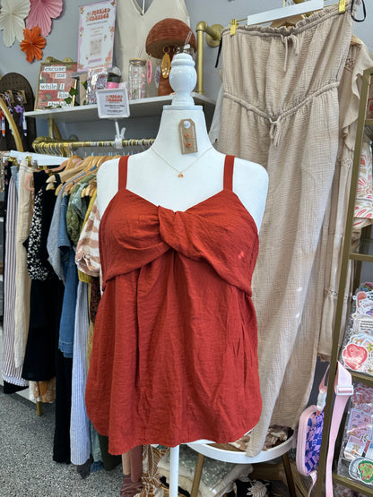 XXL Burnt Orange Tank Top
