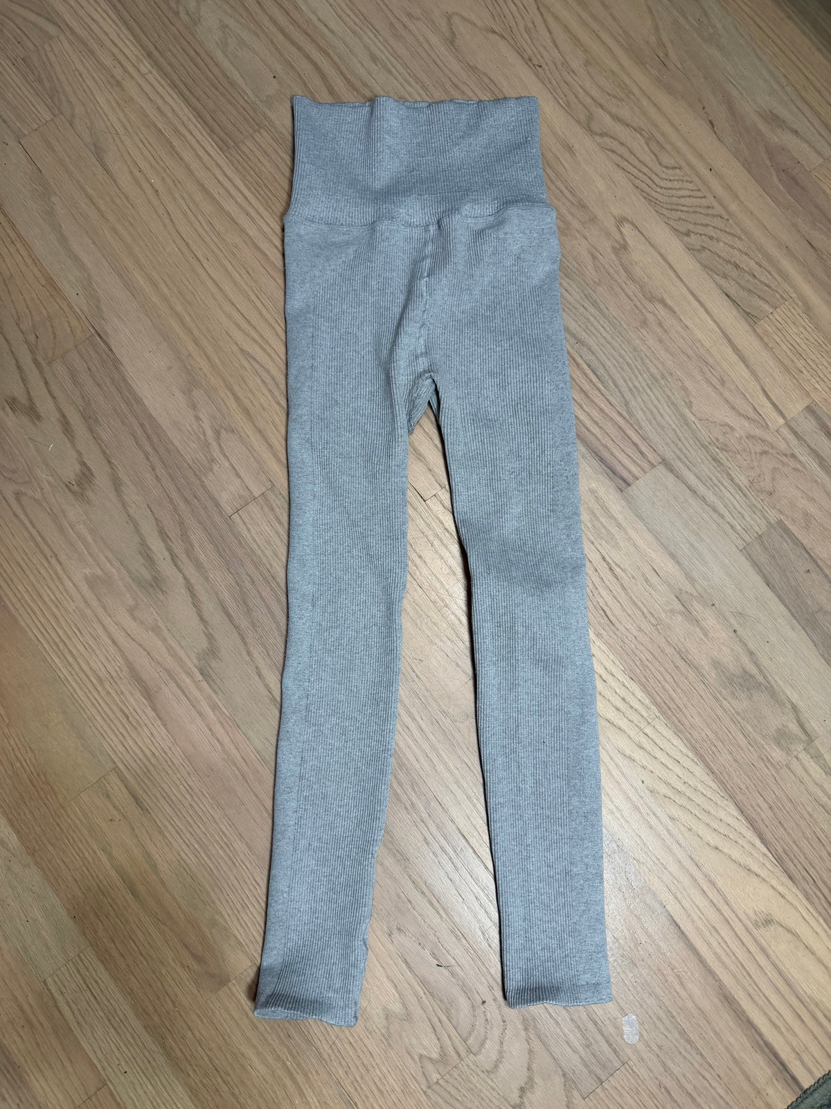 XXS/XS Gray Ribbed Leggings