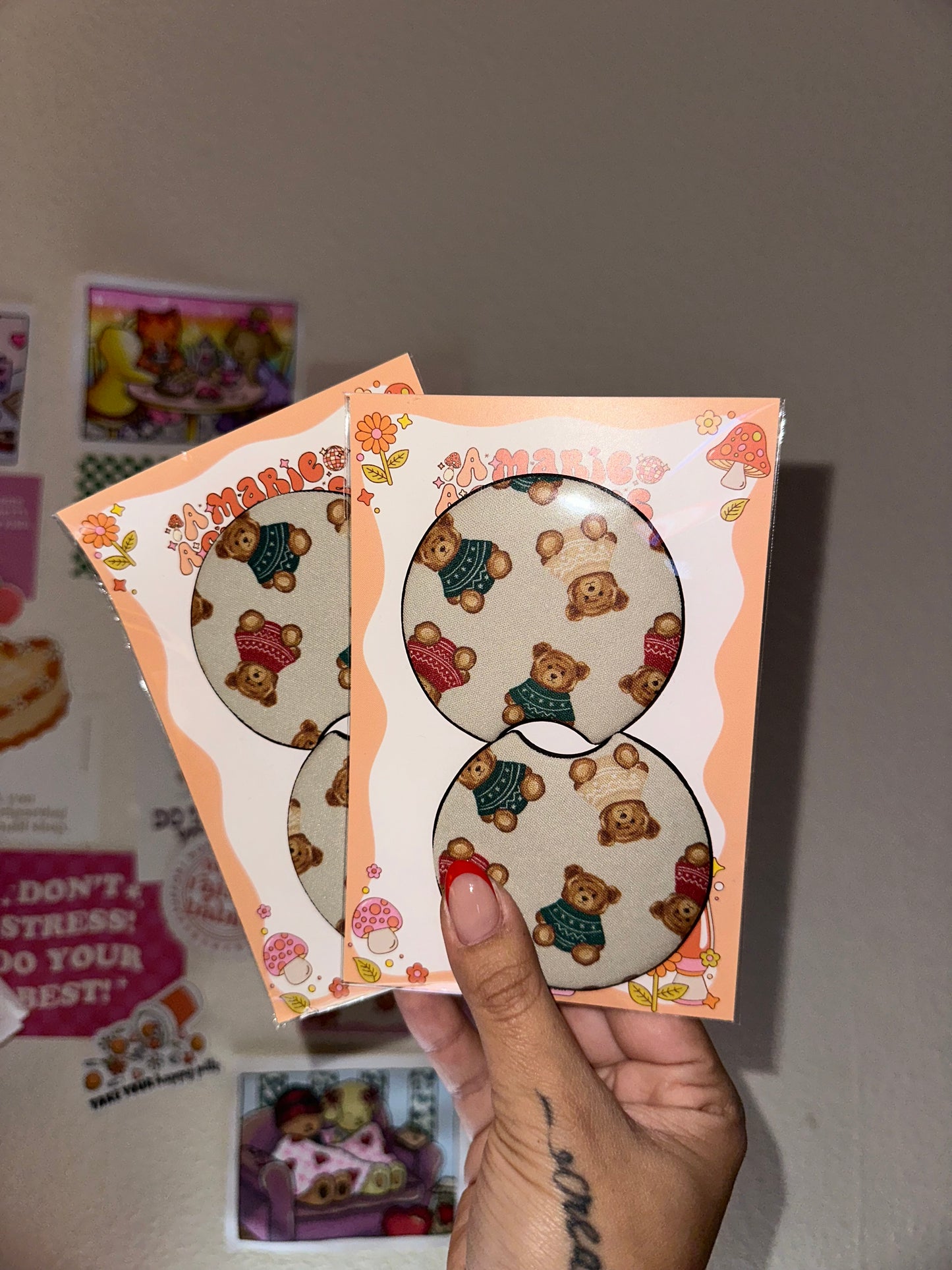 Winter Bears Car Coaster