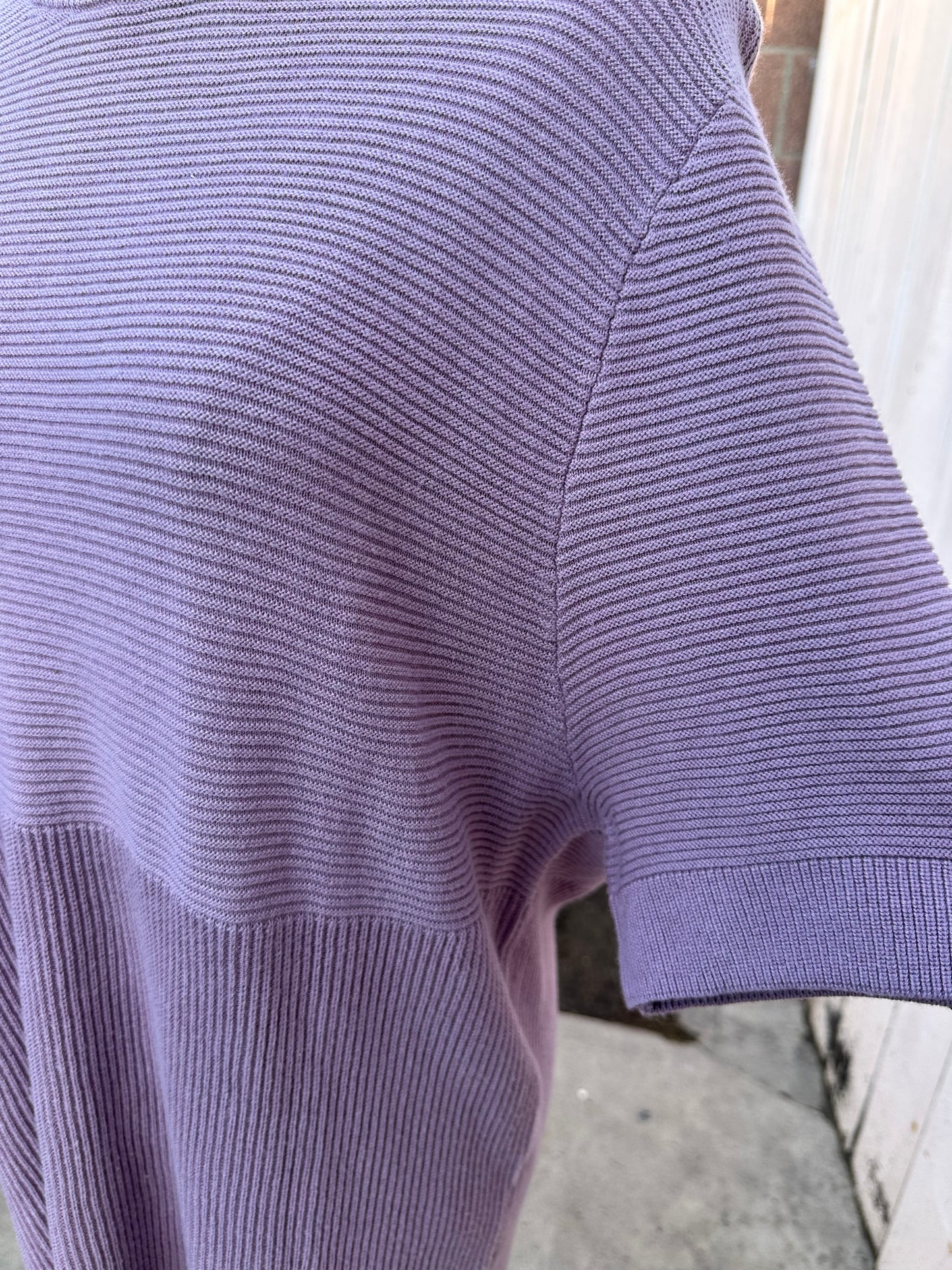NWT Large Purple Knit Top