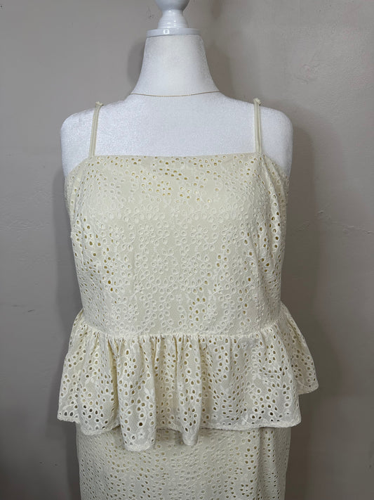 NWT XXL Cream Tank Top