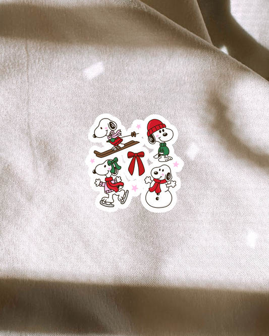 Snoopy Winter Sticker