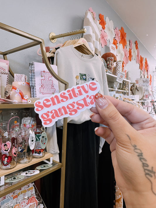Sensitive Gansta Sticker