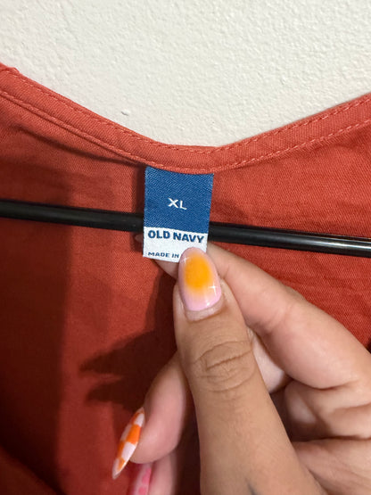 XL Rust Flowy Dress
