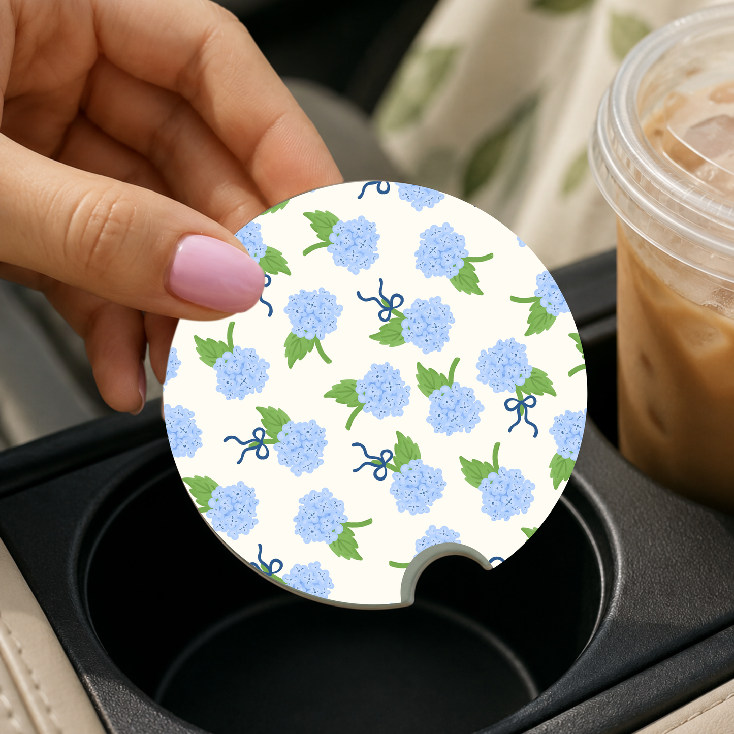 Hydrangeas Car Coaster