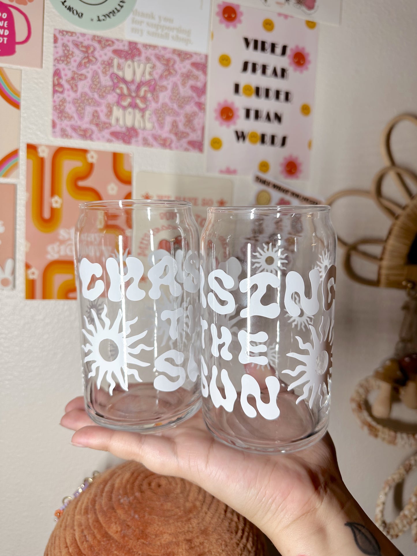 Chasing The Sun Glass Cup