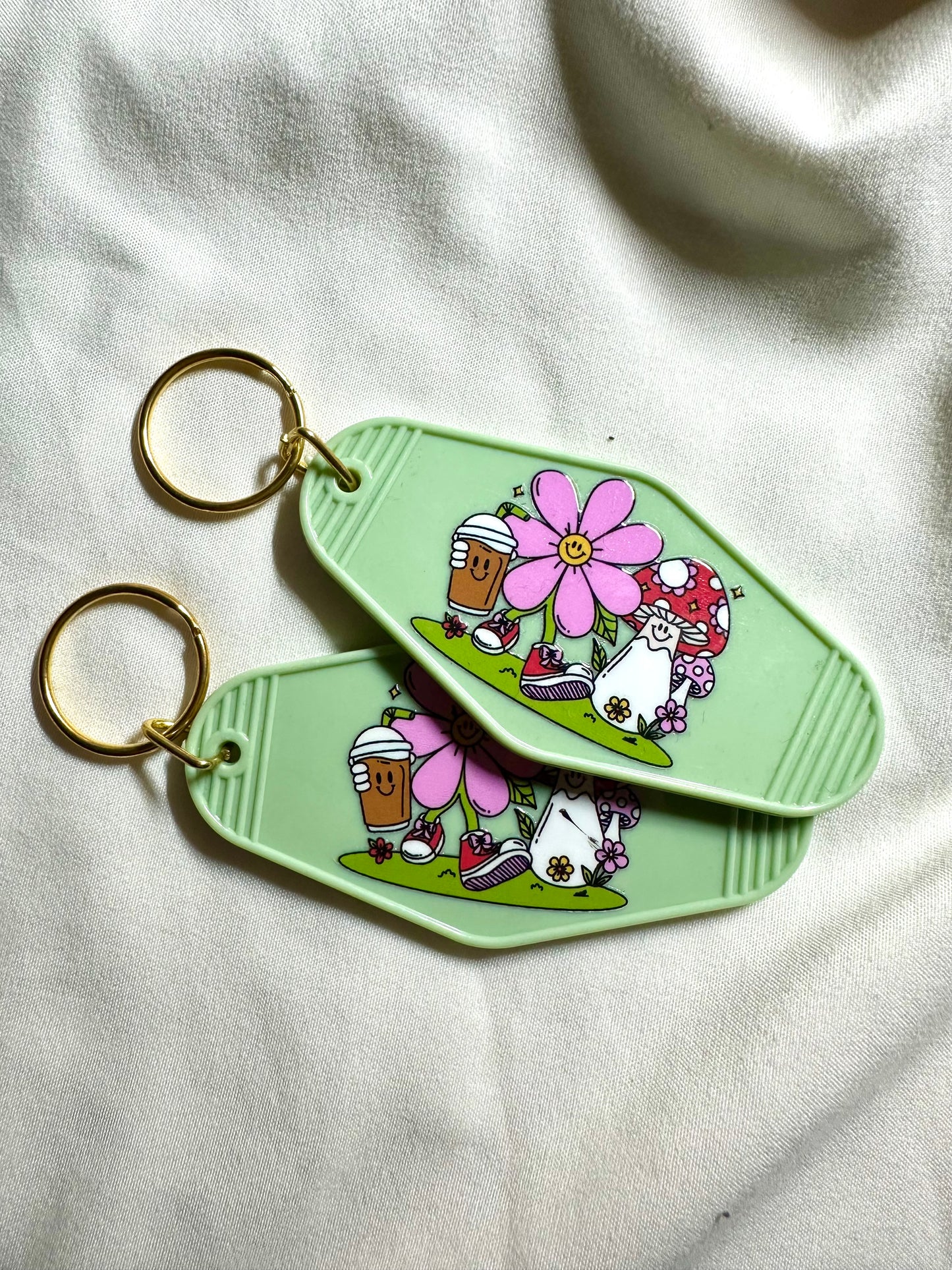 Spring Stroll Keychain