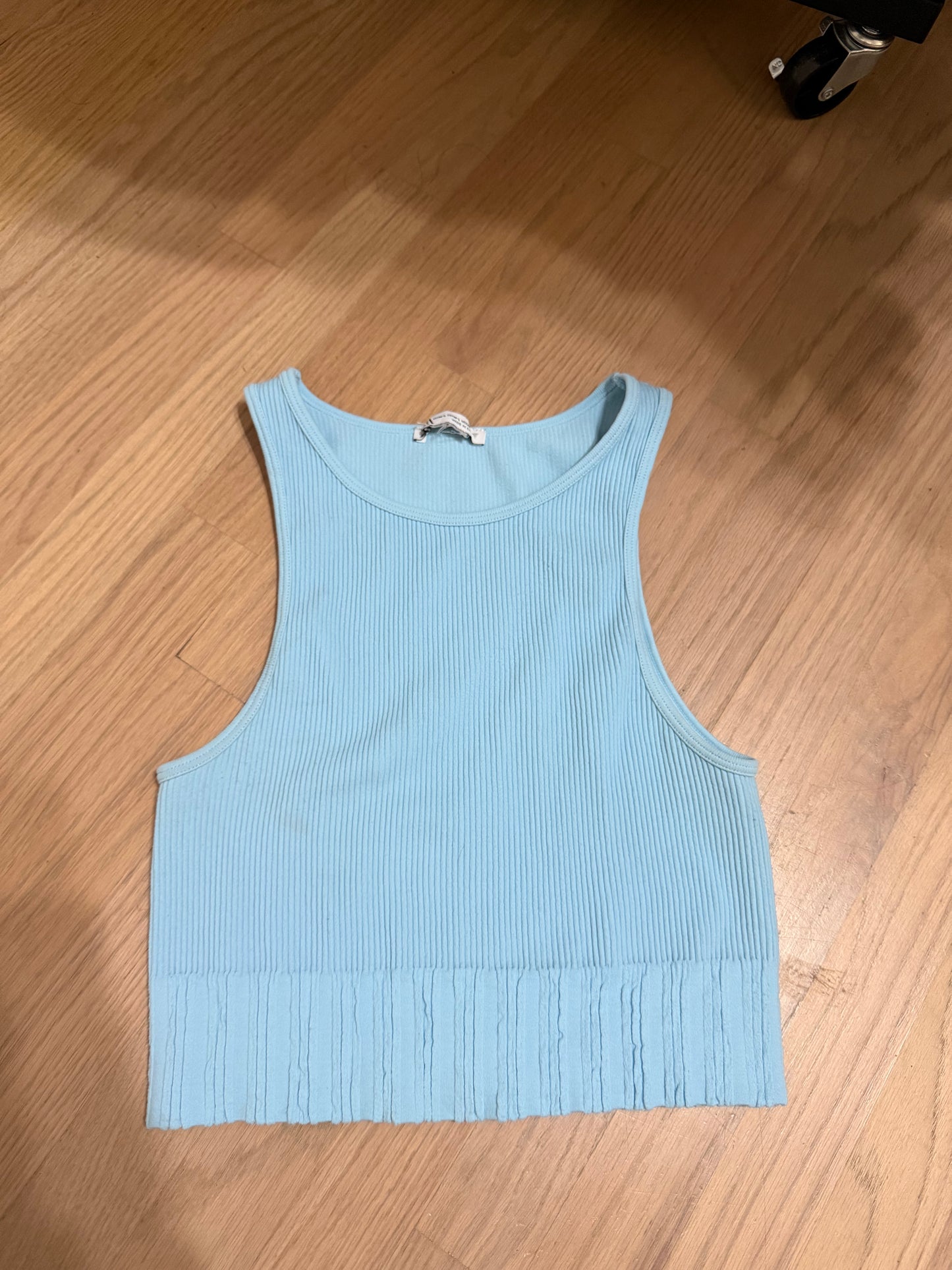 M/L Baby Blue Stretchy Tank Top