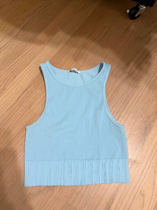 M/L Baby Blue Stretchy Tank Top