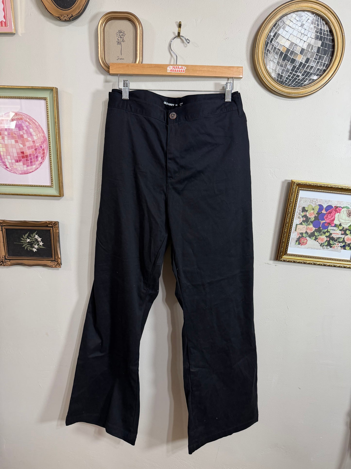 Size 22 NWT Black Boot Cut Pants