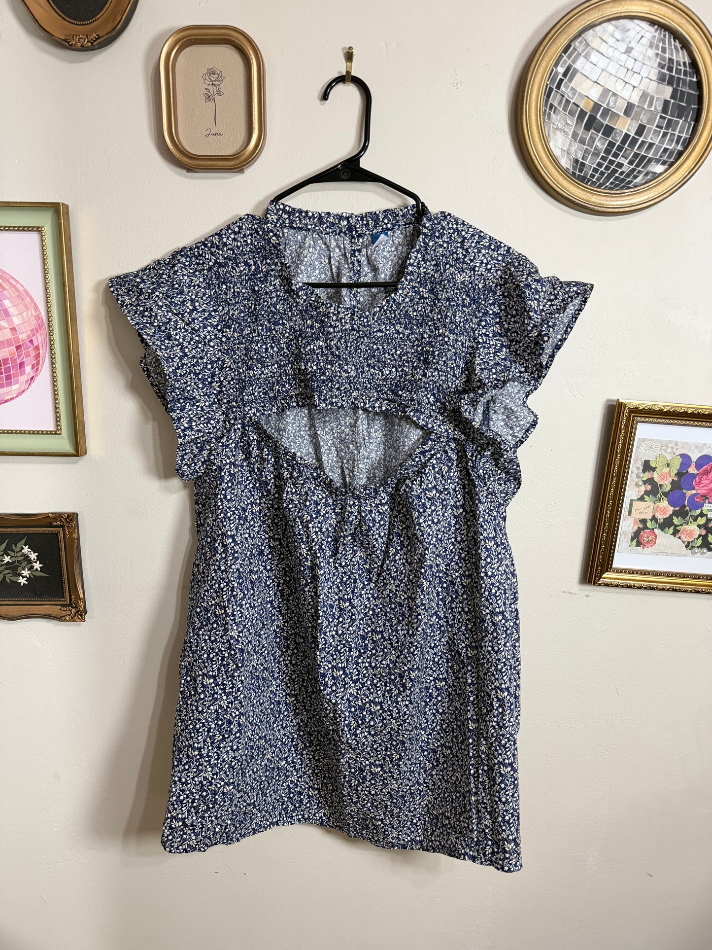 4x NWT Blue Floral Blouse