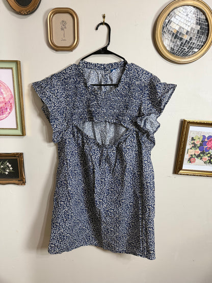 4x NWT Blue Floral Blouse