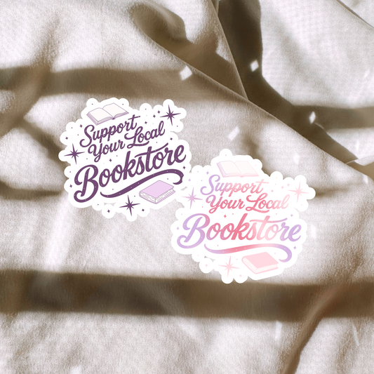 Support Your Local Bookstore Sticker