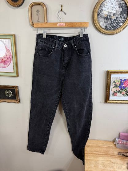 Size 6 Cotton On High Rise Mom Jean Black