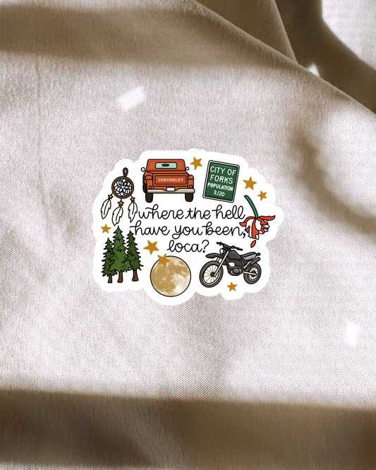 Where The Hell You Been Loca? Sticker