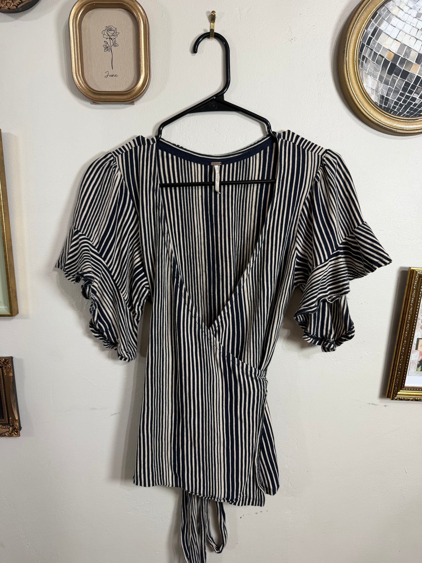 Small "Wrapped Around My Finger" Wrap Top