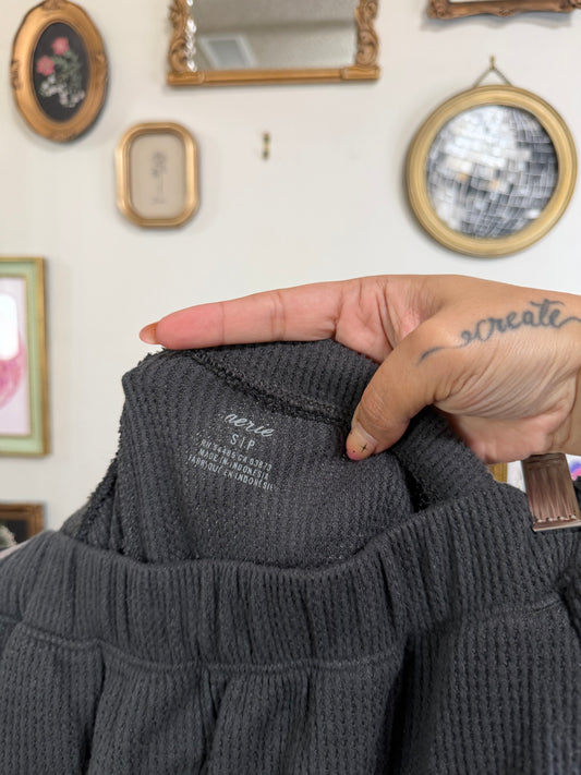 Small Waffle Thermal Knit Joggers