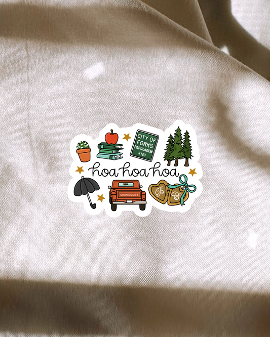 Hoa Hoa Hoa Sticker