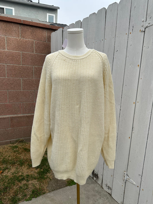 2X Cream Sweater