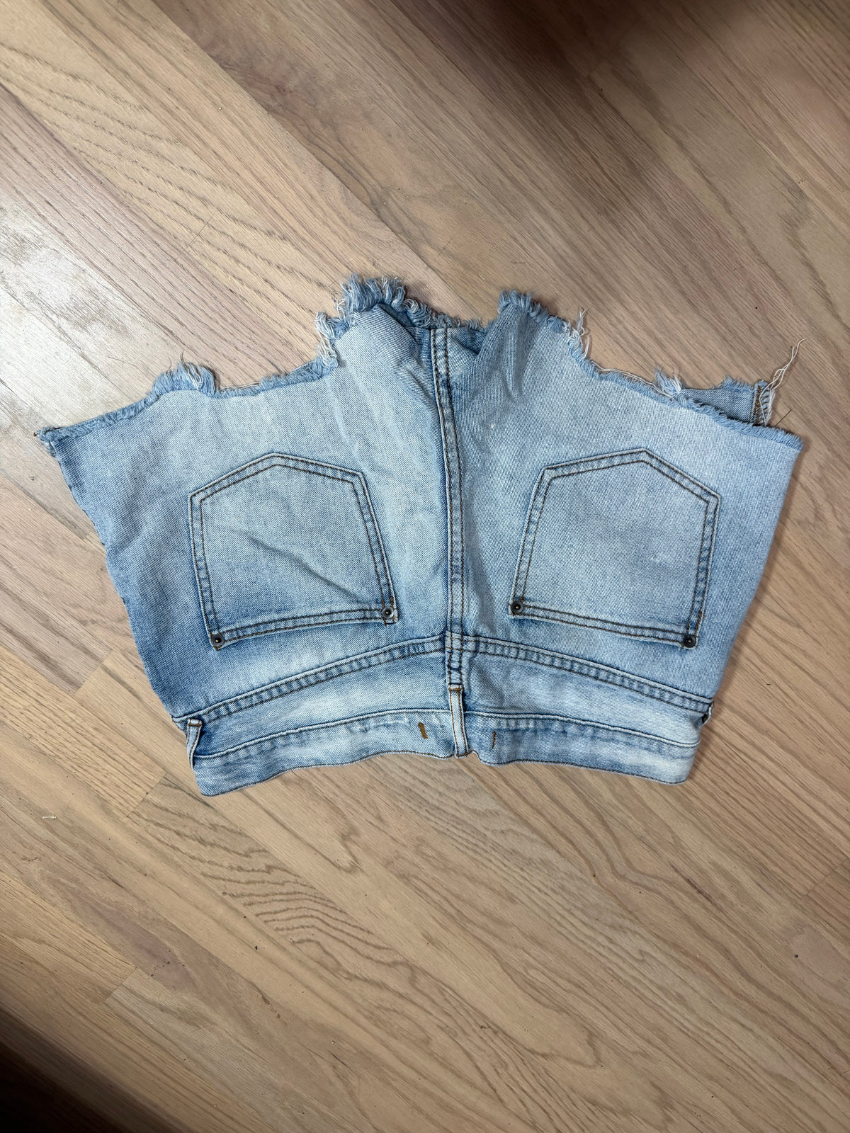 Size 29 Light Wash Denim Shorts