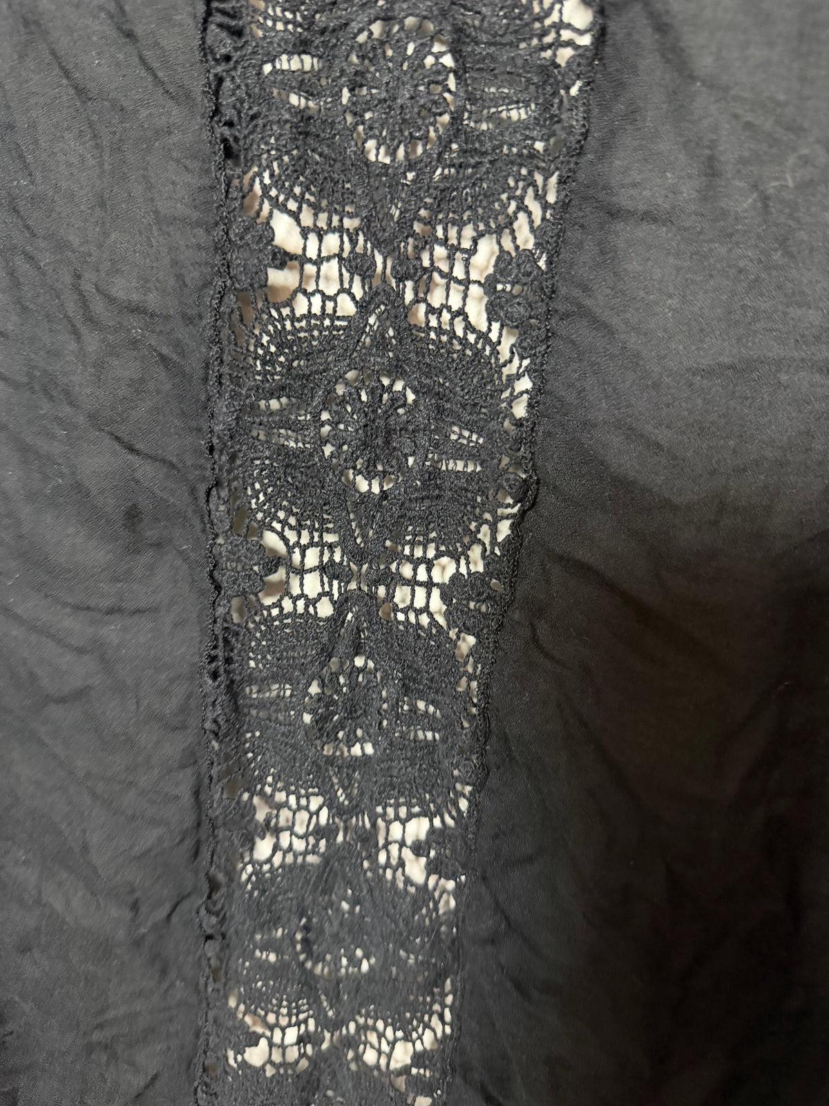 OS (S-XL) Black Boho Kimono