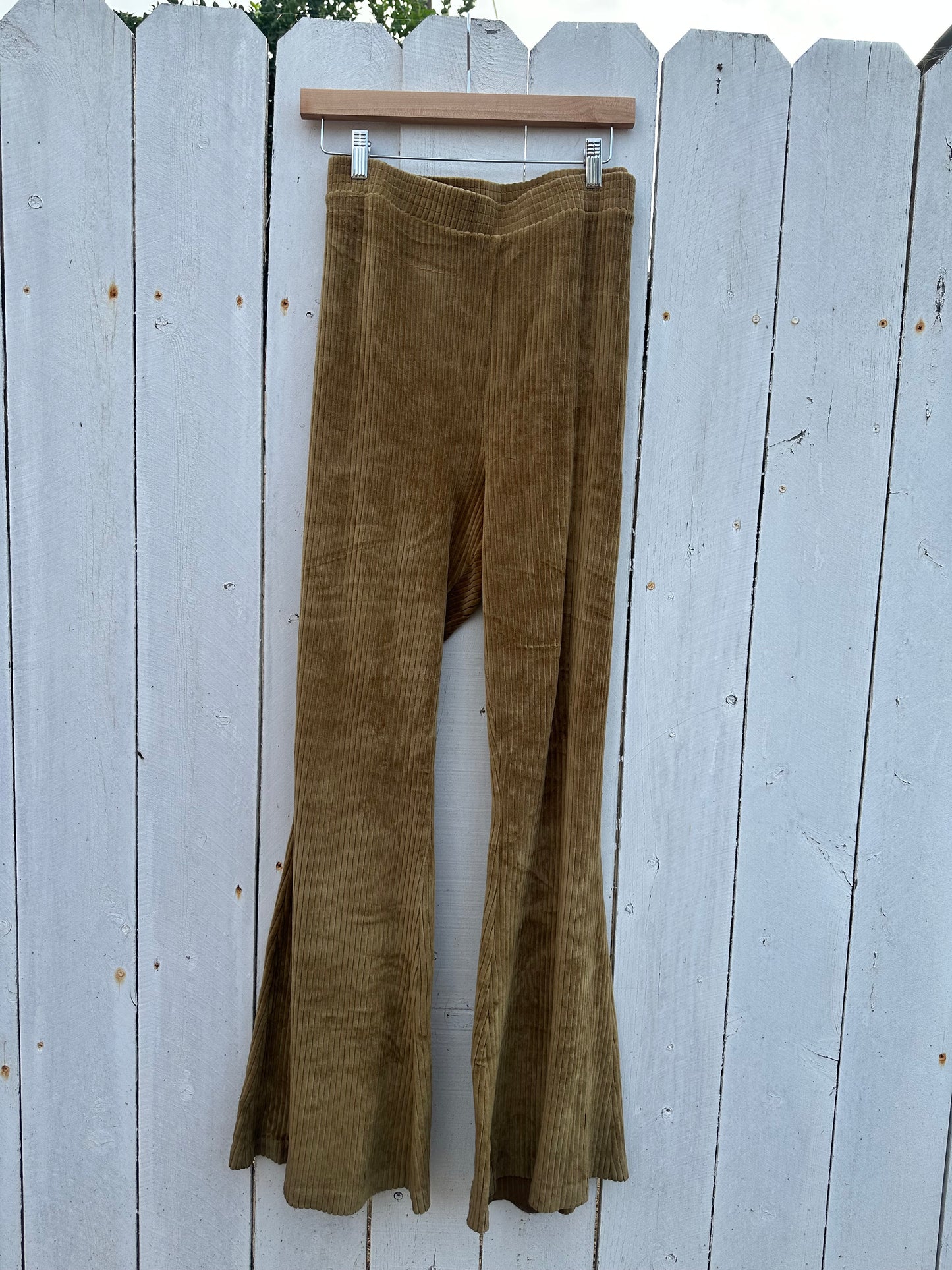XXL Antique Gold Corduroy Pants