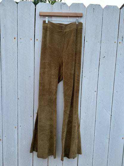 XXL Antique Gold Corduroy Pants
