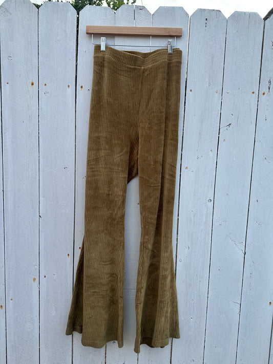 XXL Antique Gold Corduroy Pants